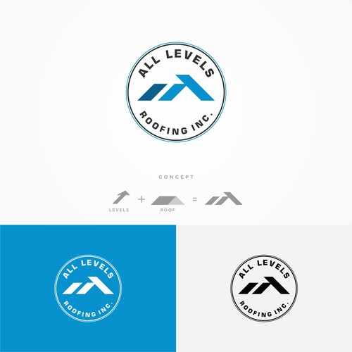 ROOFING LOGO DESIGN Design by naya89