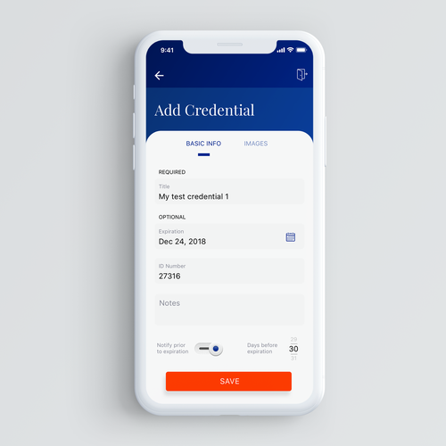Designs | Design UI/UX for credential monitoring iOS app. | App design ...