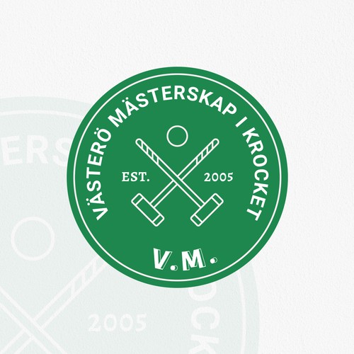 Legendary croquet tournament in Sweden. First logo ever. Looking for unique croquet vibe, creativity, and retro look! Design by Afrian.