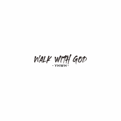 Walk With God Minimalist Luxury Logo for a Modern Faith & Fashion Brand Design by P Ʌ H Ʌ M B I T ™