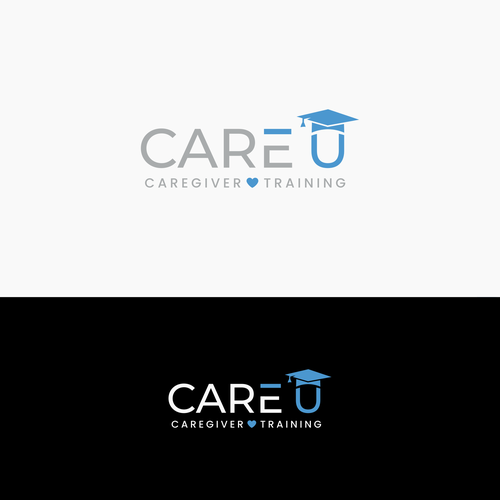 Fun yet sophisticated logo for our new training program, Care U. Design by Rectovers