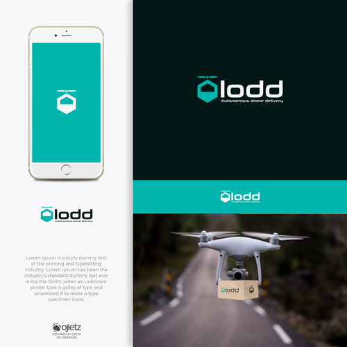 lodd - Design the modern logo of a drone delivery services venture Design by ojietz