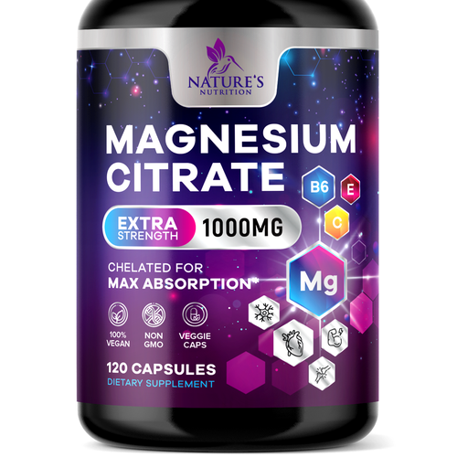 Premium Magnesium Citrate Design needed for Nature's Nutrition Design by TUNSAY