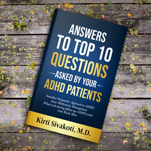 'Design a book cover for ADHD book for doctors' Design by Shark Azer