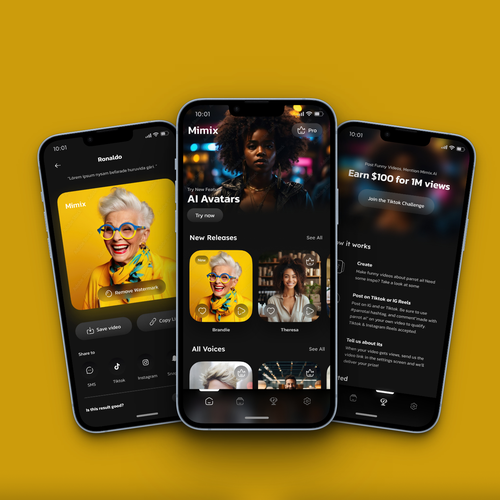 Fun/Clean iOS App Design Design by maddesign.ui