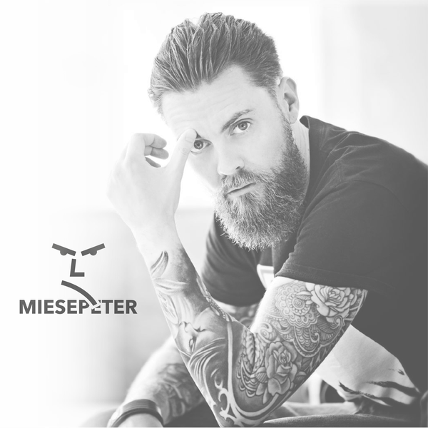 Logo for Miesepeter