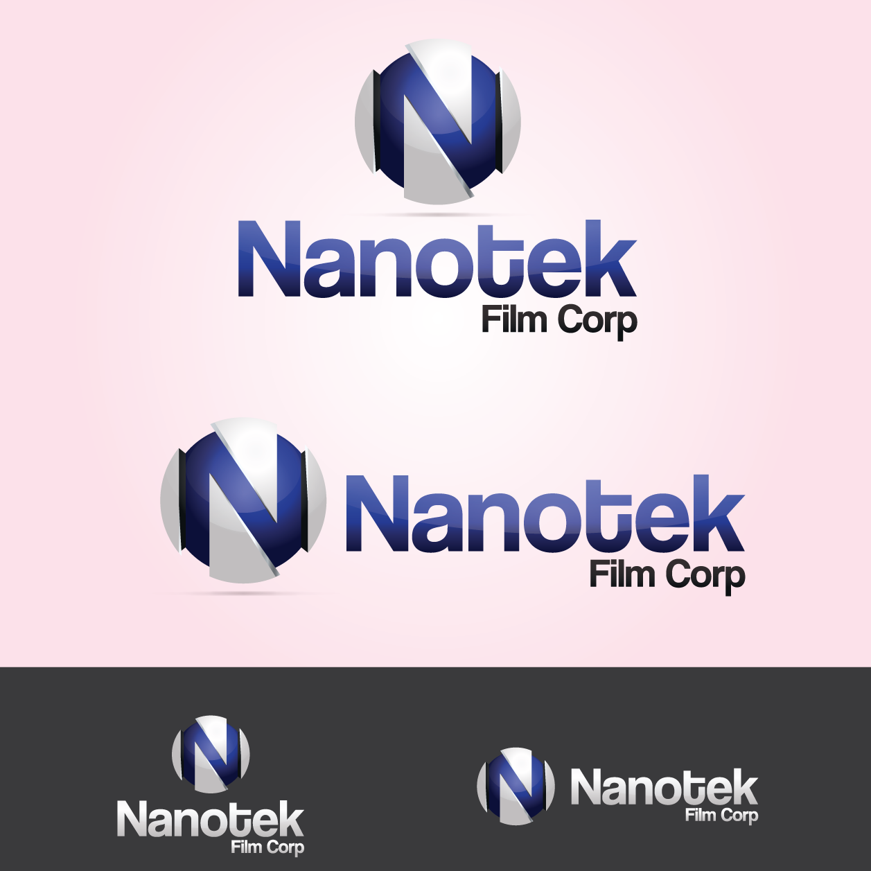 Nanotech logo with the title 'Create the next logo for Nanotek Film Corp.'