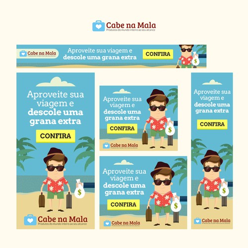 "Help Cabe na Mala with a new banner ad" winning Logo design