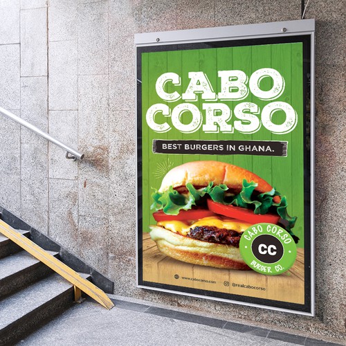 Billboard for Burger Company Design by Sankkartist