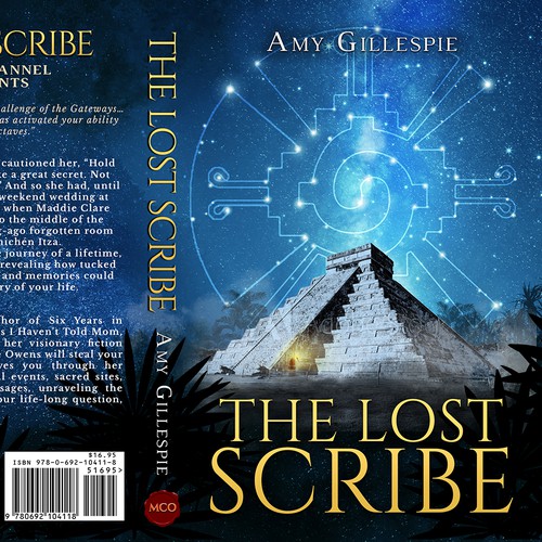 Design di Dynamic Book Cover for Adventure Fiction Series,  at forgotten sacred sites (crediting illustrator) di Sanaga Designs