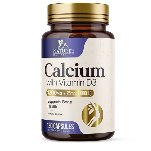 Calcium Plus Vitamin D3 Design Needed for Nature's Nutrition Design by UnderTheSea™