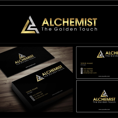 Design a luxury gold plating company logo Design by Black_Ink