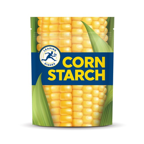Need a BOLD DESIGN FOR CORN STARCH IN RESEALABLE BAG Design by 3311design