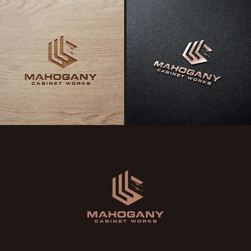 MAHOGANY CABINET WORKS | Logo & business card contest