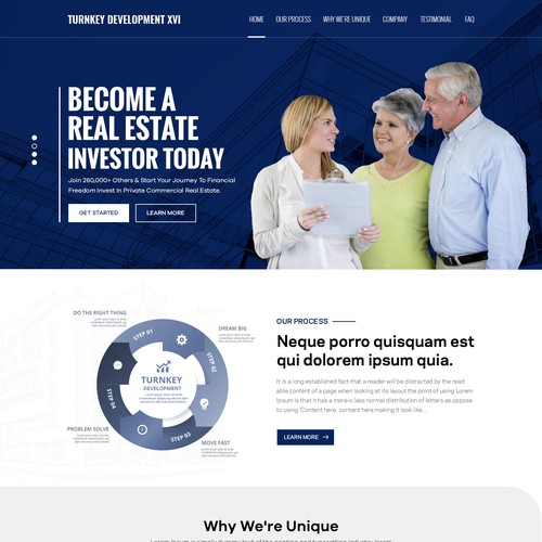 New design for disruptive value add technology for Real Estate Design by Webwooter™