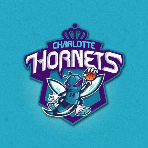 Community Contest: Create a logo for the revamped Charlotte Hornets! Design by Hugor1