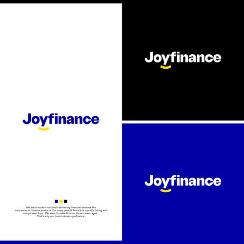 Logo & Styleguide for "Joyfinance" - An insurtech that makes finance fun and easy again Design by M_Studio™