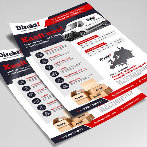 One Page Flyer / Cool Design by Monki D Loy