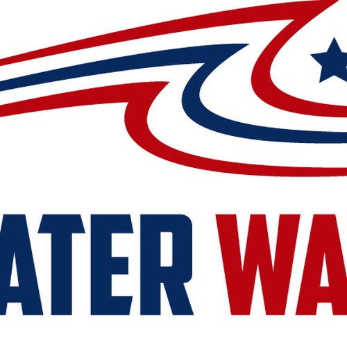 New logo wanted for Blue Water Warrior (the name of the organization), an American flag or red and white stripes with blue lette Design by Ginger Johnson