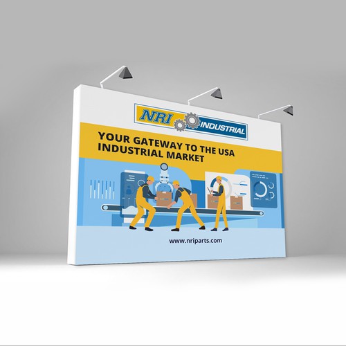 Design a banner for an automation exhibition Design von 123Graphics