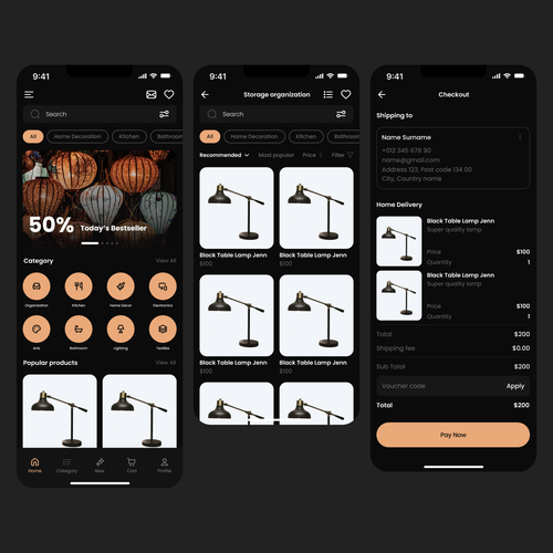 We need a powerful app design for selling home finds Design von Nur-Sana