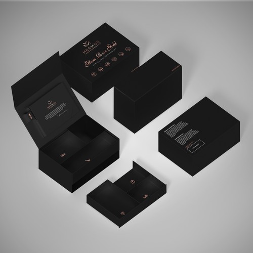 Design a smart luxury packaging for a desk accessory set Design by FAREL_14