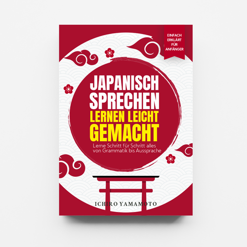 Design Book Cover: Learning to speak Japanese por Koci 99