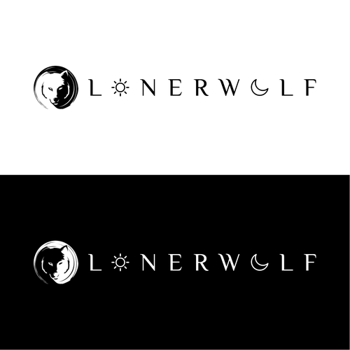 Wolf Sun/Moon Logo For Spiritual Website Design by via_oktav