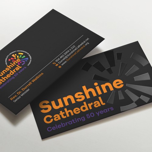 Business Card for Growing Progressing LGBTQ Church Design by LAXMI DESIGNHUB