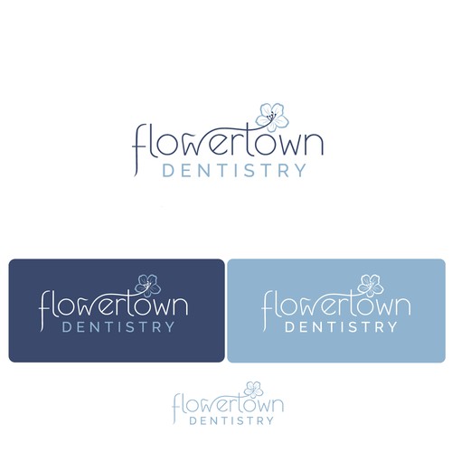"Modern creative logo for dentist office in Flowertown" winning Web page design