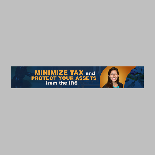 Simple and Professional Tax Law YouTube Banner Design by gldesigns