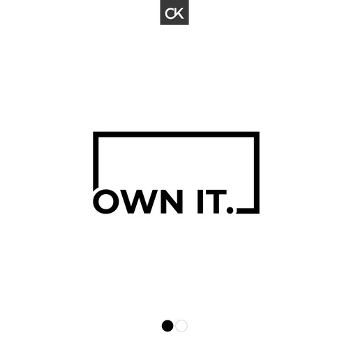 Edgy logo design for OWN IT Design by C.K. Desiigns