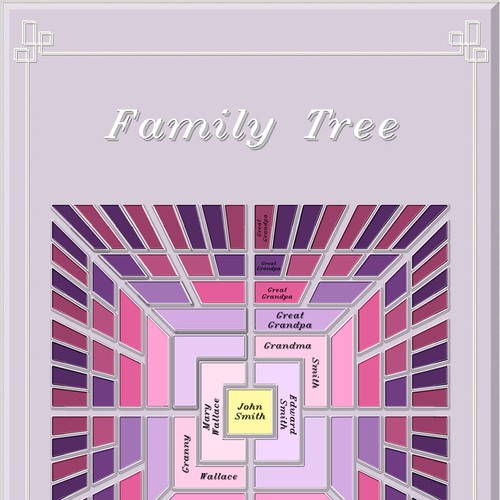 Design a unique and stylish way of showing the family tree Design por GRAOGRAMAN