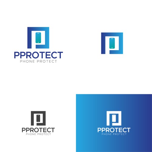 PPROTECT (Phone protect logo) (mobile cases and screen protectors) Design by man10
