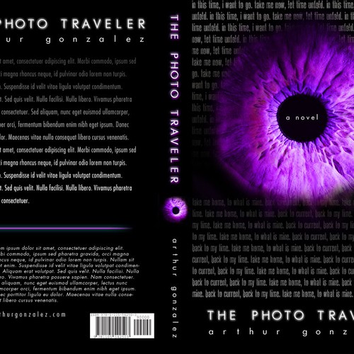 Design di New book or magazine cover wanted for Book author is arthur gonzalez, YA novel THE PHOTO TRAVELER di vanessamaynard