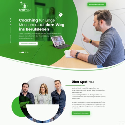 Web page design contest entry by OMGuys™