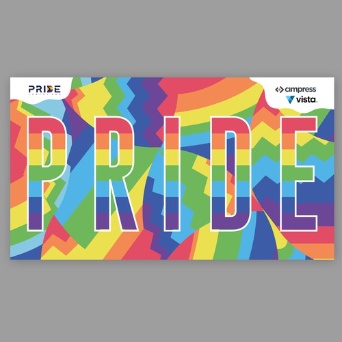 Virtual backgrounds for PRIDE month (multiple winners) Design by Simeo