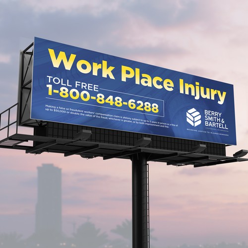 Law Firm Billboard Design by SoftSkills