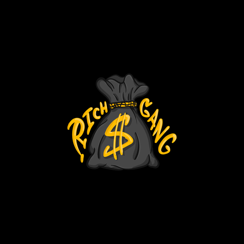 'RICH GANG' logo thats in need of a personality! Looking for the right hustler! Design by fleshbk