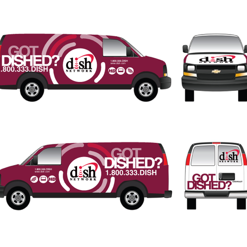 SignfiさんのV&S 002 ~ REDESIGN THE DISH NETWORK INSTALLATION FLEETデザイン