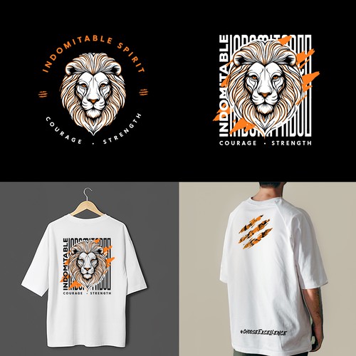 Designs | Lion tshirt design to inspire men to greatness | T-shirt contest