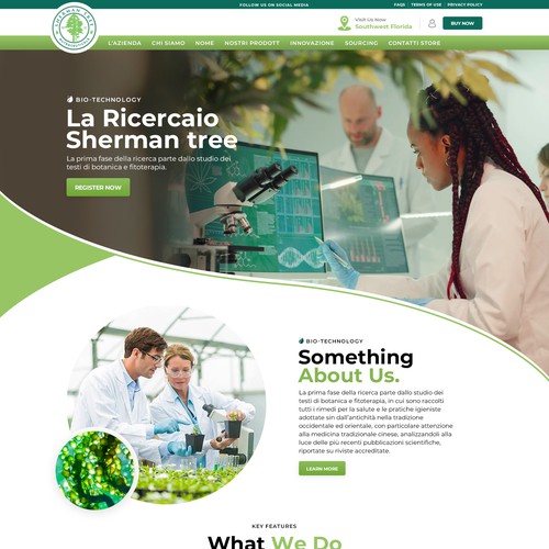 Sherman tree website Design by FixInc