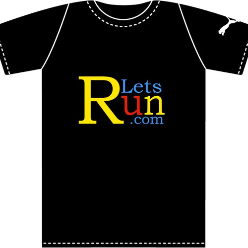 LetsRun.com Tshirt Design Contest Design by Amanda Lynne