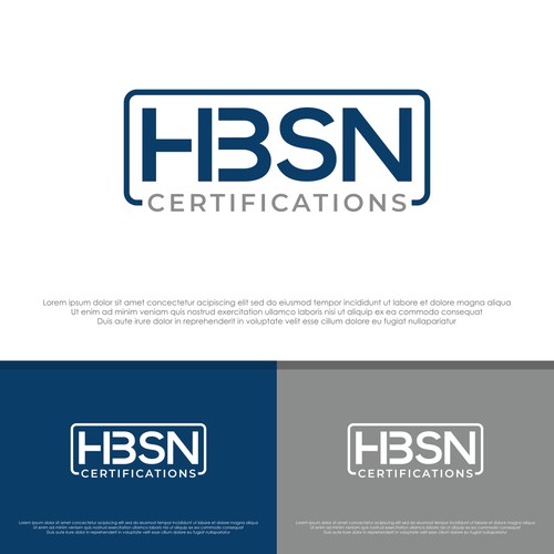 HBSN AG needs new logo for certification company Design by bRezT ™