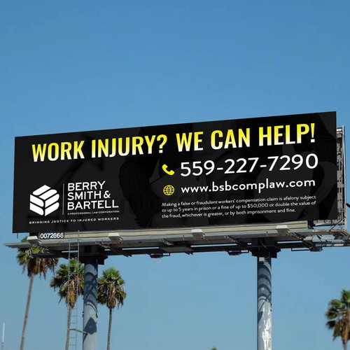 Law Firm Billboard Design by Deep@rt