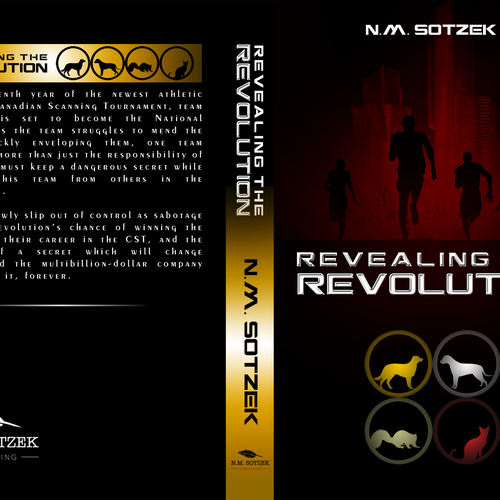 Design an awesome cover for Science/sports-fiction novel 'Revealing the Revolution' Design by 88dsgnr