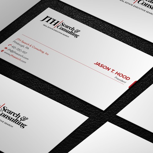 Business Card Design for Executive Search Firm Design by ™SF_Design™