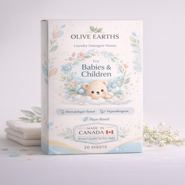 Olive Earths Baby Laundry Packaging