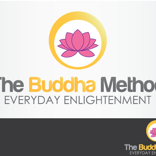 Logo for The Buddha Method Diseño de jandork