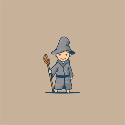 Create a Wizard Character with our Logo Design by Ridhogillang